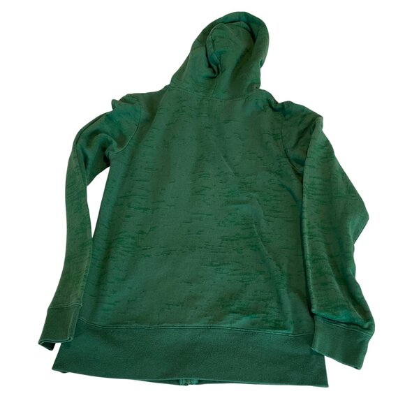 Michigan State Spartans Green Burn Out Zip-Up Hoodie Womens S Creative Apparel - Picture 4 of 10